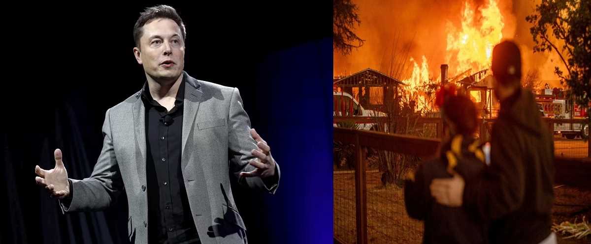 कैलिफोर्निया में आग जलवायु परिवर्तन के कारण लगी है : एलन मस्क